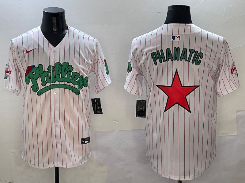 Men Philadelphia Phillies Blank White Fourth generation Joint Name Nike 2025 MLB Jersey style 11->philadelphia phillies->MLB Jersey